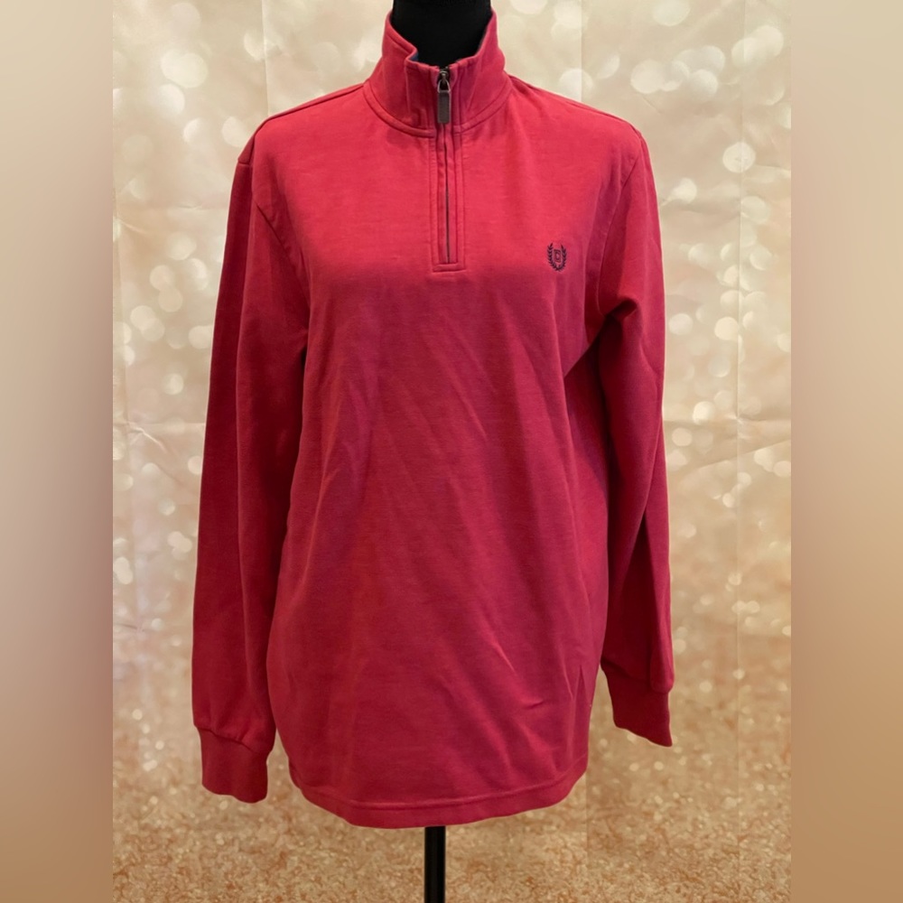 Chaps M Turtleneck Pullover with Quarter‎ Zip
